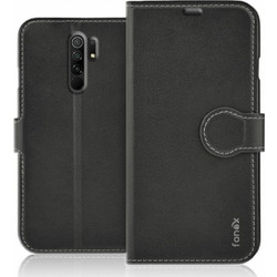 Fonex Identity Book Δερματίνης Μαύρο (Redmi 9)