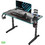 Eureka I44 Gaming Γραφείο Πλαστικό 112x60x76.5cm ERK-GIP-44B