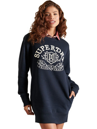 Superdry Pride In Craft Mini Καθημερινό Φόρεμα Navy Μπλε W8011081A-98T