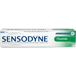 Sensodyne Fluoride Οδοντόκρεμα για Ευαίσθητα Δόντια κατά της Πλάκας 75ml
