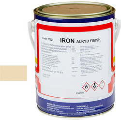 Hydroton Iron Alkyd Finish Βερνικόχρωμα Μετάλλου Μπεζ Ral-1015 Gloss 2.5lt