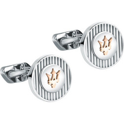 MASERATI CUFFLINK JM121ATK14 Ασημένια Μανικετόκουμπα