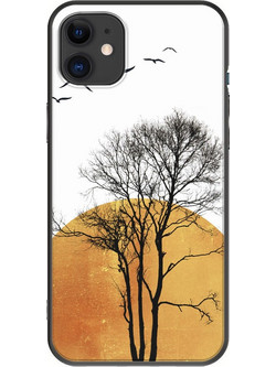 Θήκη Winter Sunrise iPhone 11 Black TPU (Μαύρη Σιλικόνη)