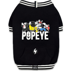 DASHI SWEATSHIRT ΣΚΥΛΟΥ BLACK POPEYE EXTRA SMALL 25.5cm