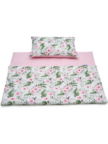 Παπλωματοθήκη Pink Floral 135x100cm +2 Δώρα