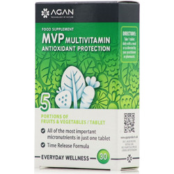 Samcos Agan MVP Multivitamin Antioxidant Protection 30 Ταμπλέτες