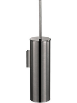 Πιγκάλ Επιτοίχιο Β.Τ O8*H39,5 cm Brushed Metal Gun Sanco Toilet Brush Holders 91518-AB23