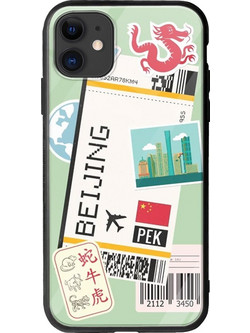 Θήκη Ticket To Beijing iPhone 11 Groove TPU (Tempered Glass και TPU)