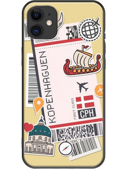 Θήκη Ticket To Kopenhaugen iPhone 11 Black TPU (Μαύρη Σιλικόνη)