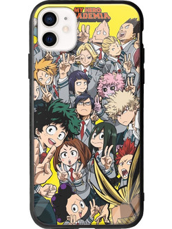 Θήκη My Hero Academia iPhone 12 mini Groove TPU (Tempered Glass και TPU)