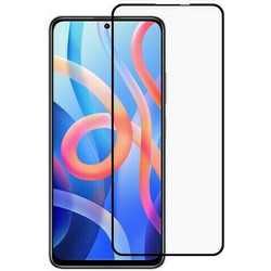 3D Tempered Glass Full Cover & Full Glue για Xiaomi Poco M4 Pro 5G - Μαύρο