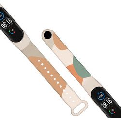 Hurtel Moro Λουράκι Σιλικόνης Camo Black 8 (Mi Smart Band 5 / 6)