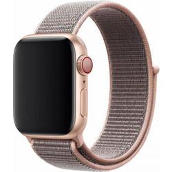Devia Deluxe Sport3 Λουράκι Υφασμάτινο Pink (Apple Watch 38 / 40 / 41mm)