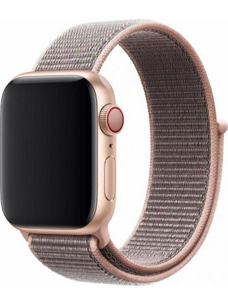 Devia Deluxe Sport3 Λουράκι Υφασμάτινο Pink (Apple Watch 38 / 40 / 41mm)