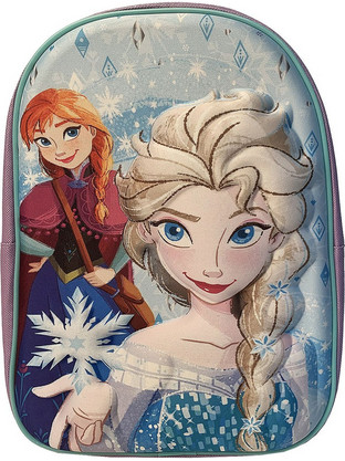 Disney Frozen 3D Σχολική Τσάντα Πλάτης Νηπιαγωγείου Μπλε 1029EEVA-91793