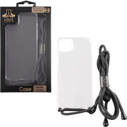 Idol 1991 Antishock Air Strap Back Cover Transparent (iPhone 14 Plus)