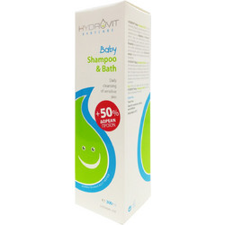 Hydrovit Target Pharma Baby Βρεφικό Σαμπουάν & Αφρόλουτρο για Ατοπικό Δέρμα Χαμομήλι με Αντλία 300ml