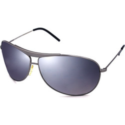 Matrix 503 C1 Ανδρικά Γυαλιά Ηλίου Aviator Μεταλλικά Μαύρα με Μαύρο Polarized Φακό