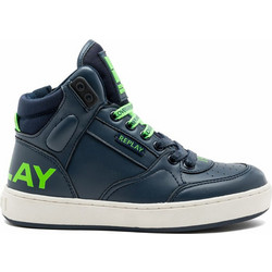 Replay Παιδικά Sneakers Μποτάκια Navy Μπλε JZ190032S-3110