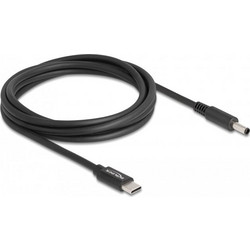 DeLock καλώδιο τροφοδοσίας USB-C σε Dell 4.5x3mm, 1.5m, μαύρο - (87974)