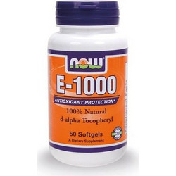 Now Foods Vitamin E 1000iu D-Alpha Tocopheryl 50 Μαλακές Κάψουλες