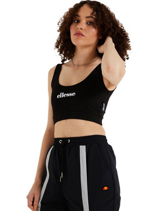 Ellesse Throw Αθλητικό Μπουστάκι με Μέτρια Στήριξη Μαύρο SGM14168-011