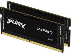 Kingston Fury Impact 32GB (2X16GB) DDR5 RAM 4800MHz C38 SoDimm Black