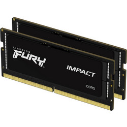 Kingston Fury Impact 32GB (2X16GB) DDR5 RAM 4800MHz C38 SoDimm Black