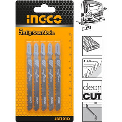 Πριονόλαμες Σέγας Ξύλου Ingco JBT101D - 74mm - 5τμχ JBT101D