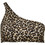 Only Bikini Top Strapless Animal Print Καφέ 15250990