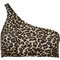 Only Bikini Top Strapless Animal Print Καφέ 15250990