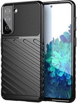 Powertech Thunder Back Cover Black (Galaxy S22)