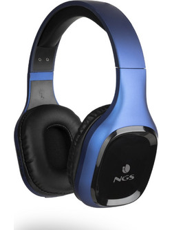 NGS Artica Sloth Ασύρματα Bluetooth Ακουστικά Over Ear Μπλε