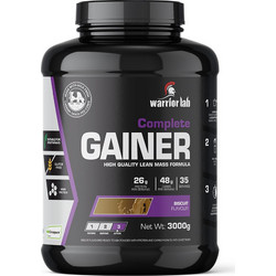Warriorlab Complete Gainer Biscuit Πρωτεΐνη Ορού Γάλακτος Όγκου Χωρίς Γλουτένη 3kg