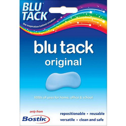 Blu Tack Original Αυτοκόλλητη Κόλλα Τσίχλα Μασκαρίσματος