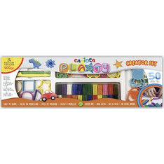 Carioca Plasty Σετ 24 Χρώματα & 50 Αξεσουάρ