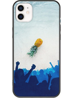Θήκη Pineapple iPhone 12 mini Black TPU (Μαύρη Σιλικόνη)