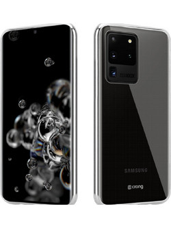 Crong Slim Θήκη Σιλικόνης Clear Samsung Galaxy S20 Ultra 0.8mm CRG-CRSLIM-SGS20U-TRS