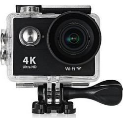 H9 Action Camera 4K Ultra HD με Οθόνη 2" Μαύρη