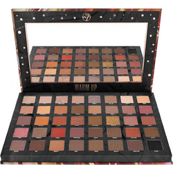 W7 Warm Up 40 Hotest Nudes Pressed Pigments Παλέτα Σκιών