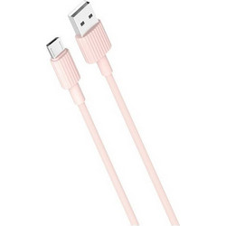 XO NB156 ΚΑΛΩΔΙΟ USB ΣΕ MICRO USB 1M ΡΟΖ