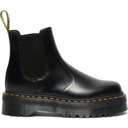 Dr. Martens Γυναικεία Μποτάκια Chelsea Πλατφόρμα Δερμάτινα Μαύρα 2976 24687001