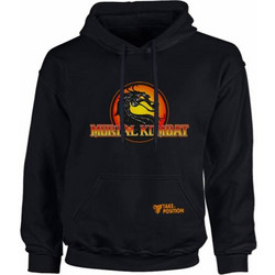 Takeposition Mortal Kombat Logo Παιδικό Φούτερ με Κουκούλα Μαύρο 811-4725-02