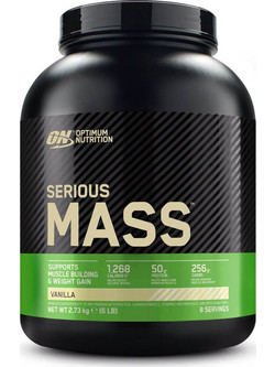 Optimum Nutrition Serious Mass Vanilla Πρωτεΐνη Ορού Γάλακτος Όγκου 2.73kg