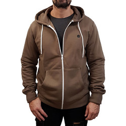 Element Cornell Classic Ανδρική Ζακέτα Φούτερ με Κουκούλα και Φερμουάρ Καφέ W1ZHB4ELP1-4809