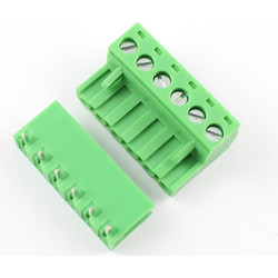 Right Angle Screw Terminal block(Male/Female) - 6 pin