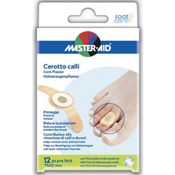 Master Aid Foot Care Αφαιρετικά Επιθέματα Για Κάλους 12τμχ