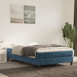 vidaXL Κρεβάτι Boxspring Βελούδινο με Στρώμα 120x200cm 3144325