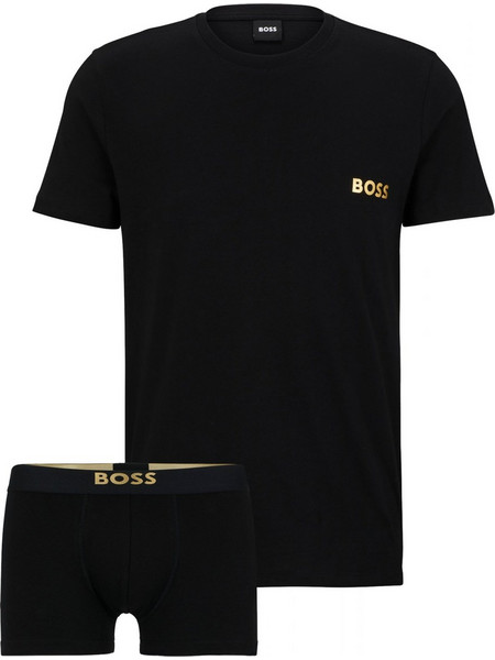 BOSS ΣΕΤ ΕΣΩΡΟΥΧΑ TSHIRTRN+TRUNK GIFT ΜΑΥΡΟ-ΧΡΥΣΟ