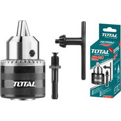 TOTAL TAC451301.1 Τσόκ δραπάνου με κλειδί 1/2" - 13mm και αντάπτορα